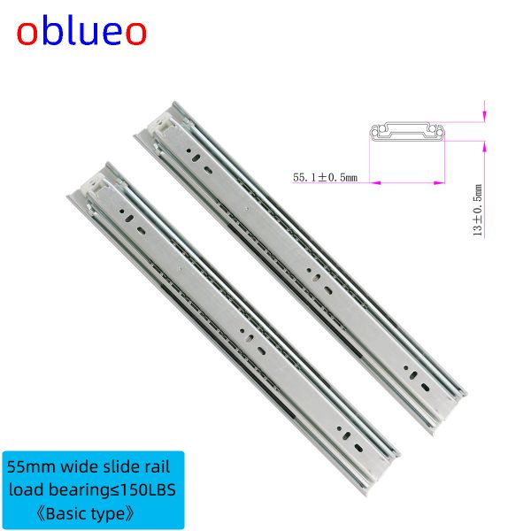 55mm width ball bearing slide (Basic Style)