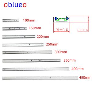 20mm wide slide rail《Lock style》 -aluminum alloy