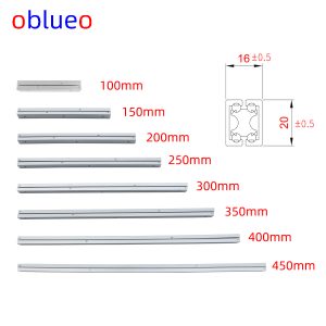 20mm wide slide rail《Lock style》 -aluminum alloy (Double layer - Three section)