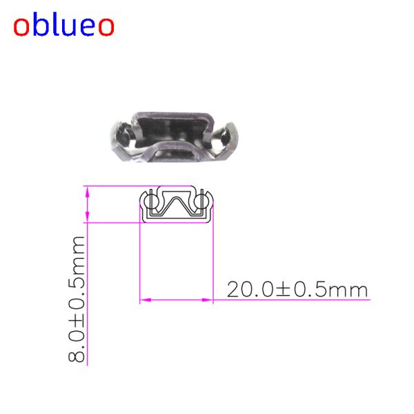 20mm wide slide rail《Two Section 2》-stainless steel - 图片 3