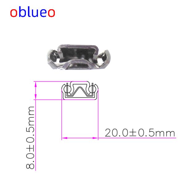 20mm widht slide rail (two Section)-cold rolled steel - 图片 4