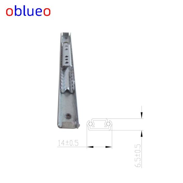 14mm width ball bearing slide (Monitor lifting bracket slide rail)-Galvanized sheet - 图片 4