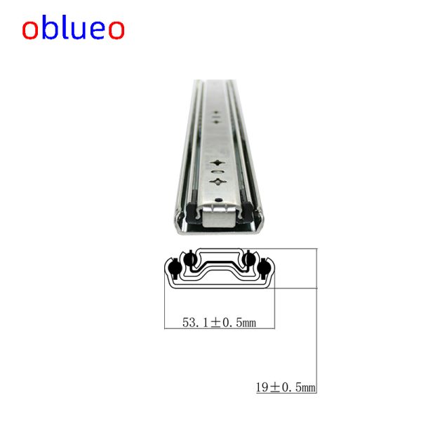 53mm width slide rail (Buffer style) - 图片 4