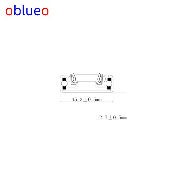 45mm width slide rail (Lock style) - 图片 5