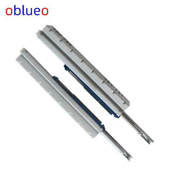 Hidden steel ball slide rail (three section-Rebound style ) - 图片 2