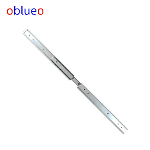 20mm width slide rail(Double layer - Three section)-cold rolled steel - 图片 2